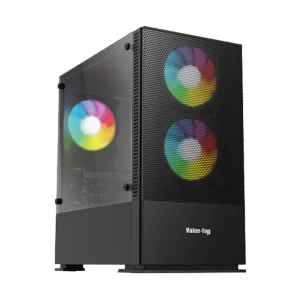 Value Top VT-B701 Mini Tower Micro-ATX (Tempered Glass Side Window) Black Gaming Desktop Casing