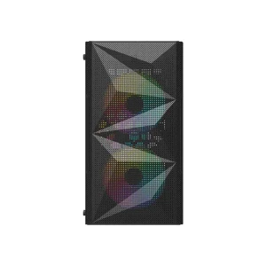 Value Top VT-M700 ARGB Mini Tower Micro-ATX (Tempered Glass Side Window) Black Gaming Desktop Casing With Standard PSU