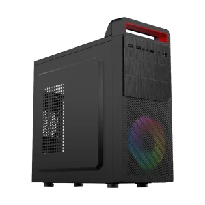 Value Top VT-R851 Mid Tower Micro-ATX Black Desktop Casing with Standard PSU