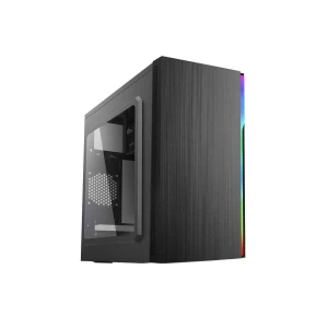 Value Top VT-R859 Mid Tower Black (Acrylic Side Window) M-ATX Casing with Standard PSU