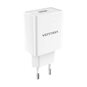 Vention WML-CH07-EU-W 1 Port 12W USB White Charger / Charging Adapter #WML-CH07-EU-W