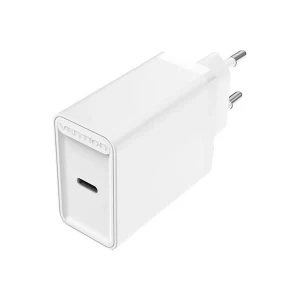 Vention FADW0-EU 1 Port USB-C 20W White Charger / Charging Adapter #FADW0-EU