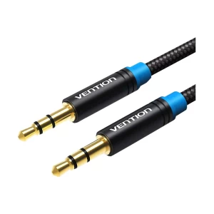 Vention 350AC150-B-M 3.5mm Male to Male Black 1.5 Meter Audio Cable