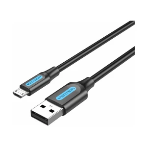 Vention COLBC USB Male to Micro USB Male, 0.25 Meter, Black Charging Cable # COLBC