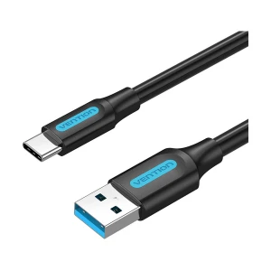 Vention COZBH USB 3.0 Male to Type-C Male, 2 Meter, Black Cable # COZBH