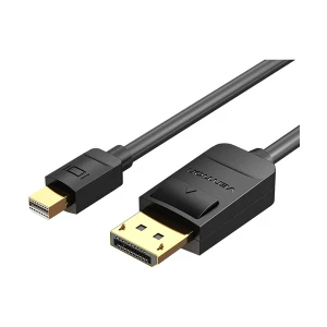 Vention HAABG Mini DisplayPort to DisplayPort Male, 1.5 Meter, Black Cable #HAABG