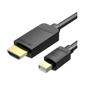 Vention HABBI Mini DisplayPort Male to HDMI Male, 3 Meter, Black Cable #HABBI (1080p)