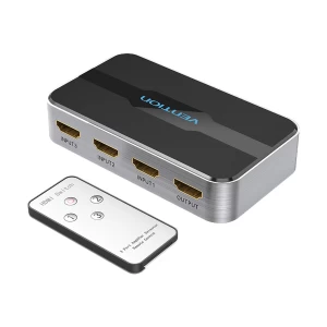 Vention AFFH0 HDMI Female to Female Grey Switcher #3 in 1 out, AFFH0