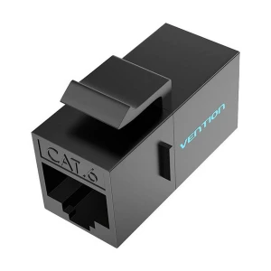 Vention IPGB0-5 Cat 6 UTP Black Keystone Jack Coupler #IPGB0-5 (5 Pcs)