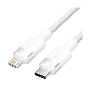 Vention LALWH USB 2.0 Type-C Male to Lightning Male 2 Meter Braided Charging & Data Cable