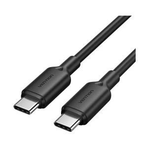 Vention TRCBH USB 2.0 Type-C Male to Male, 2 Meter, Black Charging & Data Cable #TRCBH