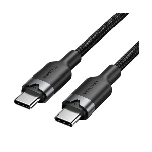Vention TRDBF USB Type-C Male to Male, 1 Meter, Black Cable # TRDBF (60W)
