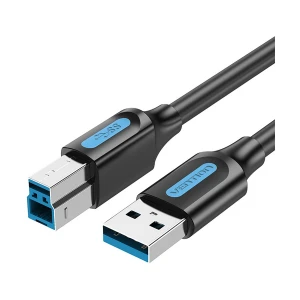 Vention USB 3.0 Type-A Male to Type-B Male, 3 Meter, Black Printer Cable #COOBI