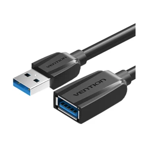 Vention VAS-A44-B200 USB Male to Female, 2 Meter, Black Extension Cable # VAS-A44-B200