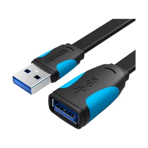 Vention VAS-A13-B150 USB Male to Female, 1.5 Meter, Black Extension Cable # VAS-A13-B150
