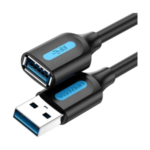 Vention CBHBI USB Male to Female 3 Meter Black Extension Cable # CBHBI