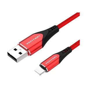 Vention LABRG USB 2.0 Male to Lightning 1.5 Meter Red Charging & Data Cable #LABRG