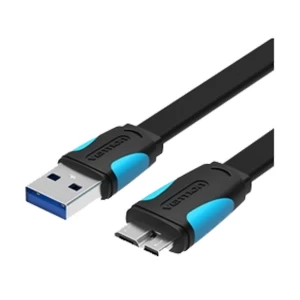 Vention VAS-A12-B100 USB Male to Micro B Male, 1 Meter, Black HDD Cable # VAS-A12-B100