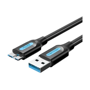 Vention COPBH USB Male to Micro B Male, 2 Meter, Black HDD Cable # COPBH