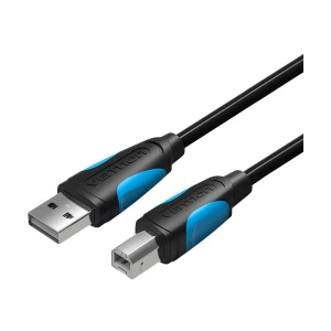 Vention VAS-A16-B150 USB Type-A Male to Type-B Male, 1.5 Meter, Black Printer Cable #VAS-A16-B150