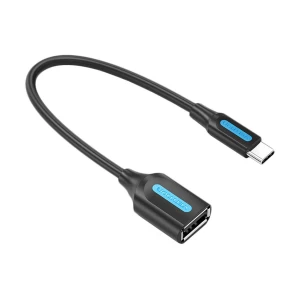 Vention USB Type-C Male to USB-A Female 0.15 Meter Black Converter #CCSBB