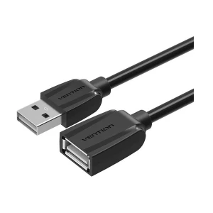 Vention VAS-A44-B100 USB 2.0 Male to Female, 1 Meter, Black Extension Cable #VAS-A44-B100