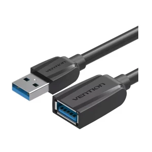 Vention VAS-A45-B150 USB 3.0 Male to Female, 1.5 Meter, Black Extension Cable #VAS-A45-B150