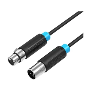 Vention BBFBL XLR Male to XLR Female, 10 Meter, Black Audio Cable #BBFBL
