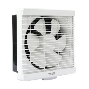 Vision 10 Inch White Automatic Shutter Exhaust Fan with Net