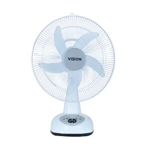 Vision 14 Inch White Rechargeable Table Fan