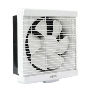 Vision 6 Inch White Automatic Shutter Exhaust Fan with Net