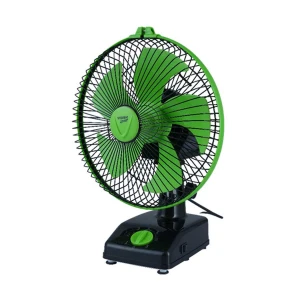 Vision Typhoon 9 Inch Green & Black Multipurpose Table Fan