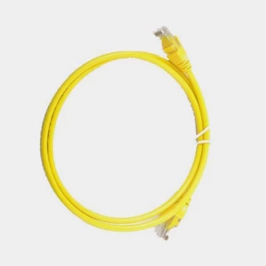 Vivanco Cat-6 1 Meter, Yellow Network Cable # Patch Cord, VCCCUU6RPVY1