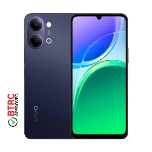 Vivo Y05 4GB RAM, 128GB ROM Voyage Black Smartphone (Dual Physical Sim)