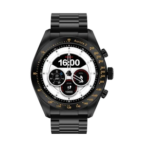 WEOFLY Aurora 2 Black Bluetooth Calling Smart Watch #WFAU227BL