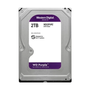 Western Digital Purple 2TB 3.5 Inch SATA 5400RPM Surveillance Internal HDD #WD23PURZ (2 Year Warranty)