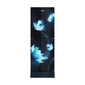 Whirlpool Fresh Magic Pro 236L Glass Door Florina Blue Refrigerator #FMPRO4