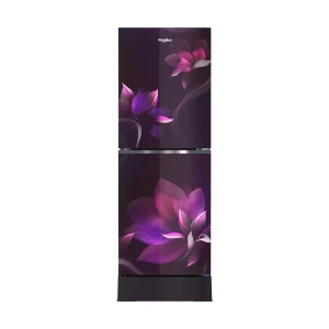 Whirlpool Fresh Magic Pro Inverter 278L Glass Door Floret Purple Refrigerator