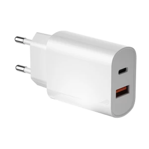 WiWU 20W USB & USB-C White Charger / Charging Adapter #Wi-U002