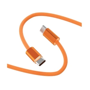 Wiwu Essen USB Type-C Male to Male, 1.5 Meter, Orange Charging & Data Cable #Wi-C101 (240W)