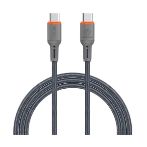 Wiwu FlameGuard USB Type-C Male to Male 1.2 Meter Gray Charging & Data Cable