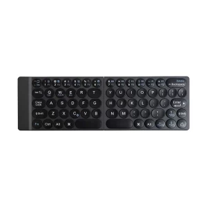 WIWU Fold Mini Bluetooth Black Keyboard with Additional Stand