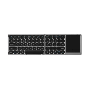 WIWU FMK-04 Foldable 81 Keys Bluetooth Black Keyboard with Touchpad