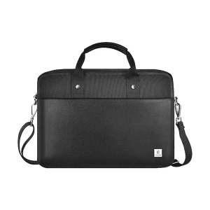 WiWU Hali Layer Waterproof 15.6 inch Black Laptop Bag with Detachable Shoulder Strap