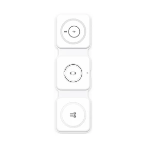 WiWU M6 Power Air 3 in 1 15W White Magnetic Wireless Charger