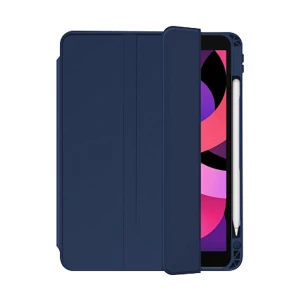 WIWU Magnetic Separation Folio 2 in 1 Deep Blue Protective Case with Pen Slot for iPad 12.9 Inch