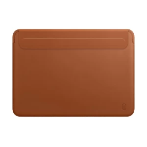 WIWU Skin pro II Ultra Thin PU Leather Brown Protect Sleeve Case for 15.4 inch Laptop