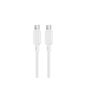 WIWU Stellar Series USB Type-C Male to Male, 1 Meter, White Charging & Data Cable (60W) #Wi-C090