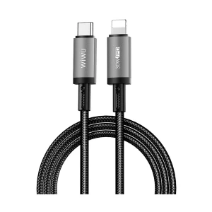 Wiwu Titanlink USB Type-C Male to Lightning Male, 1 Meter, Gray Charging & Data Cable #Wi-C056
