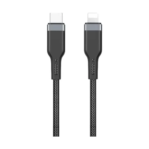 Wiwu USB Type-C Male to Lightning Male, 1.2 Meter, Black Data Cable #PT04